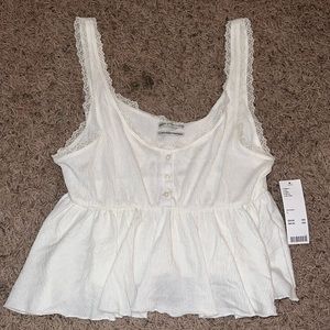 Urban Outfitters White Dainty Tanktop